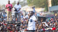 President William Ruto during a roadside address on July 27, 2024