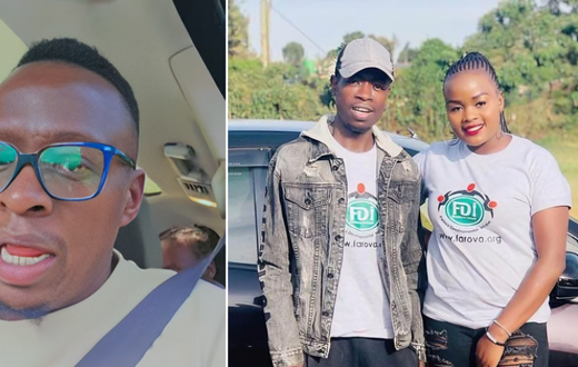 A collage of Obinna and the late Ezekiel Otuoma with his wife Rachael Otuoma