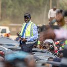 President William Ruto addressing a rally in Kakamega