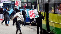 A Kawangware 46 matatu in CBD