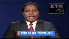 How veteran media personalities mourned former KTN news anchor Njoroge Mwaura