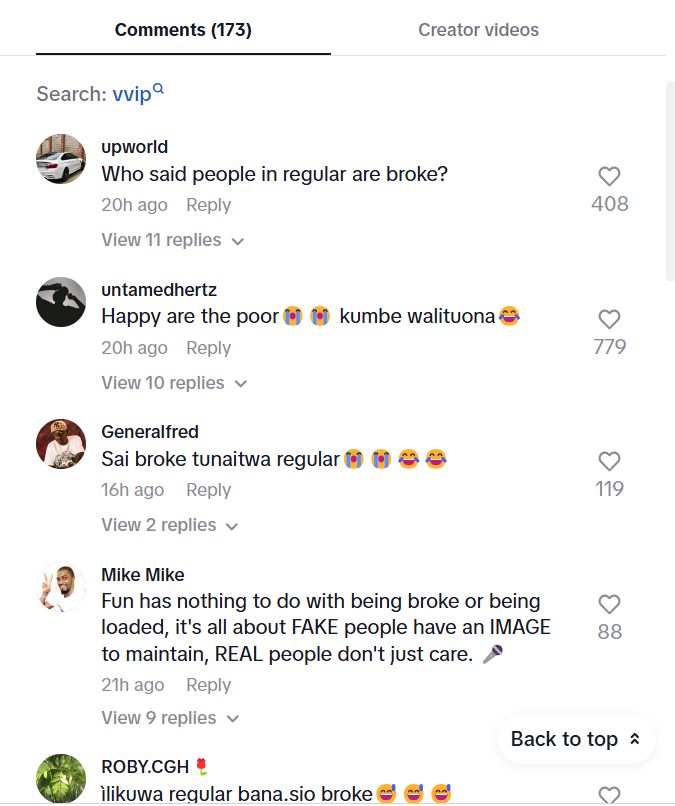 Are regular ticket holders really broke, or just in it for the fun?
