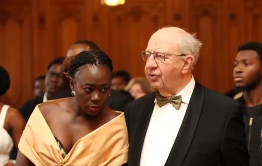 Kenyan singer Akothee and her baby daddy Dominic attends daughter Fancy Makadia's marriage signing ceremony in France on March 22, 2025
