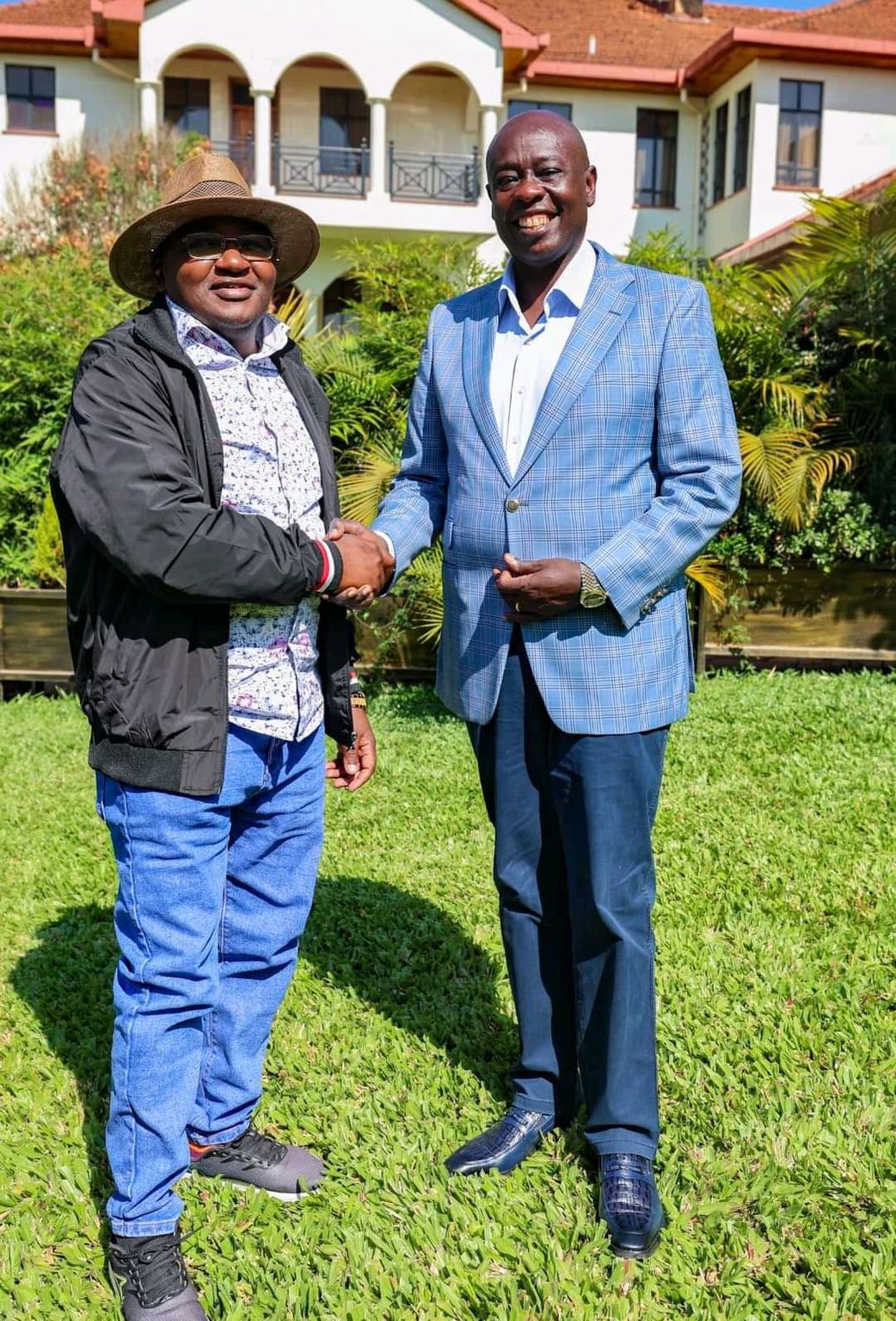 Juja Member of Parliament George Koimburi with Rigathi Gachagua