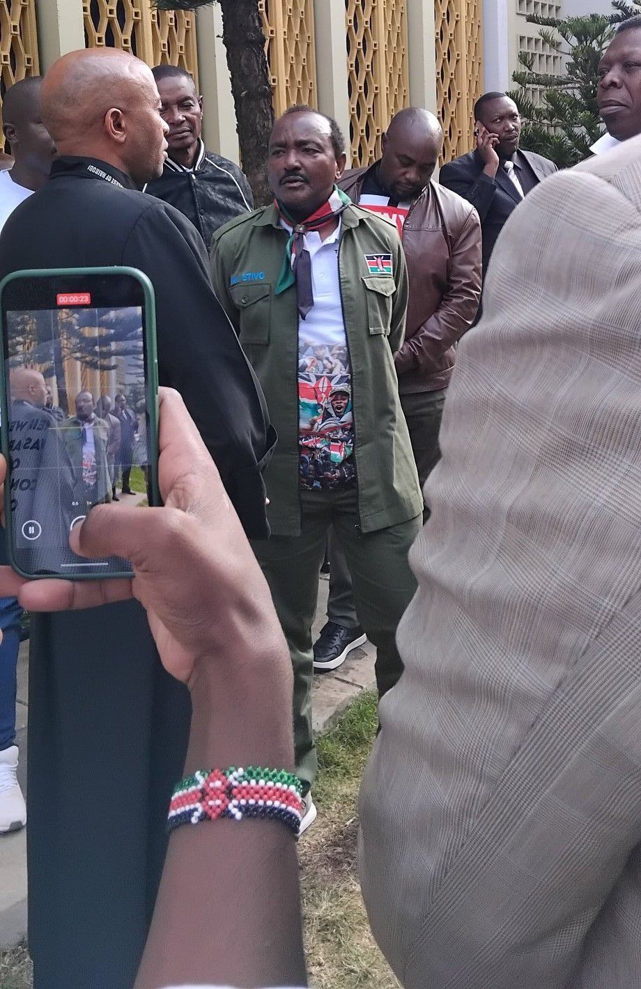 Wiper leader Kalonzo Musyoka has arrived in Nairobi