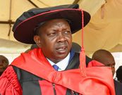 Kapseret MP Oscar Sudi celebrating his honourary degree from Northwestern Christian University