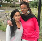 File image of the late Njambi Koikai with her younger sister Barbara