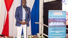 President William Ruto during a Sunday service at the Global Cathedral in Nairobi