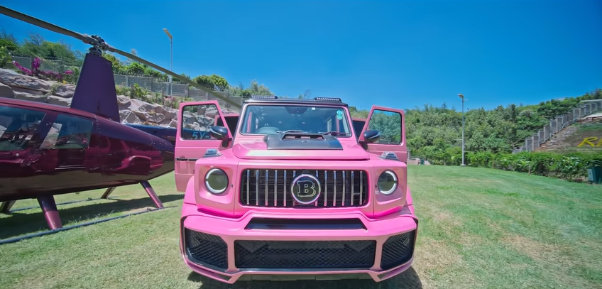 The Sh45 Million G-Wagon Brabus that Bahati gifted his wife Diana Marua on February 2025, for their 8th anniversary