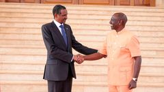 President William Ruto hosted Mohamed Hamdan Dagalo (Hemedti) at State House, Nairobi