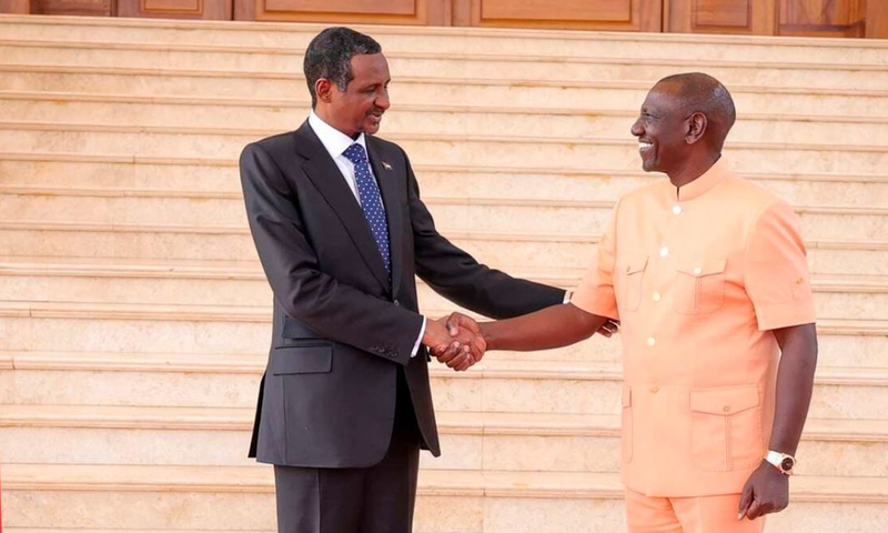 President William Ruto hosted Mohamed Hamdan Dagalo (Hemedti) at State House, Nairobi