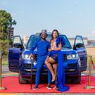 Diana Marua with her hubby Bahati after he gifted her a Range Rover Vogue Autobiography for their 7th anniversary