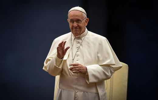 File image of the late Pope Francis