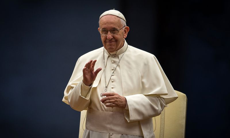File image of the late Pope Francis
