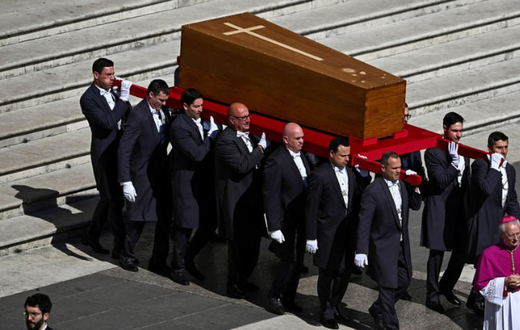 Pope Francis laid to rest: The final journey and resting place in photos & videos