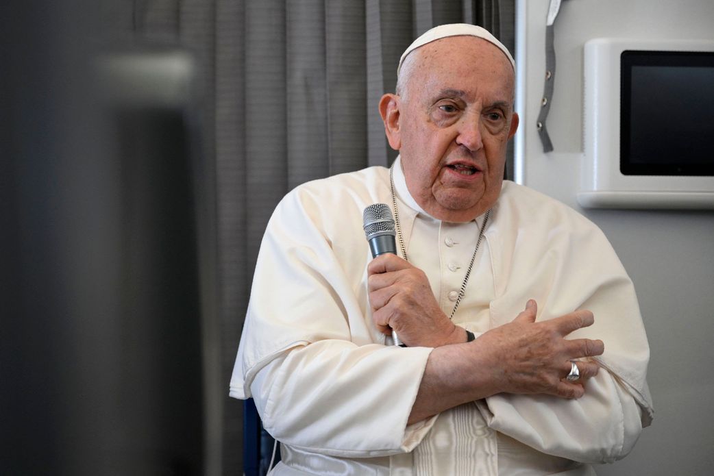 File image of the late Pope Francis
