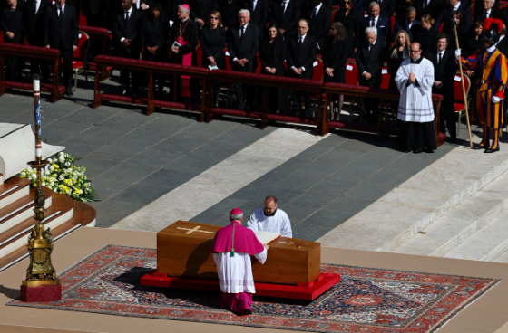 Pope Francis laid to rest: The final journey and resting place in photos & videos