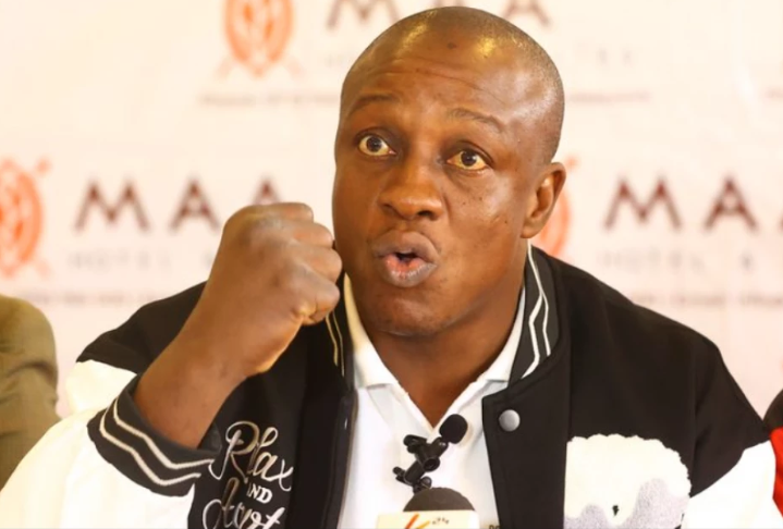 Tanzanian boxer Karim Said, popularly known as Mandonga Mtu Kazi