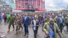 Interior CS Murkomen in Nairobi CBD after June 25,2025 protests