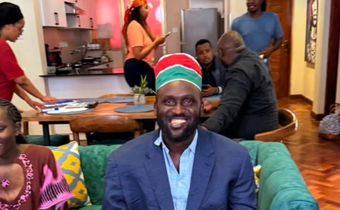 Kenyan comedian and actor Steven Oduor Dede aka DJ Shiti