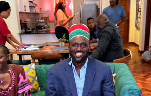 Kenyan comedian and actor Steven Oduor Dede aka DJ Shiti