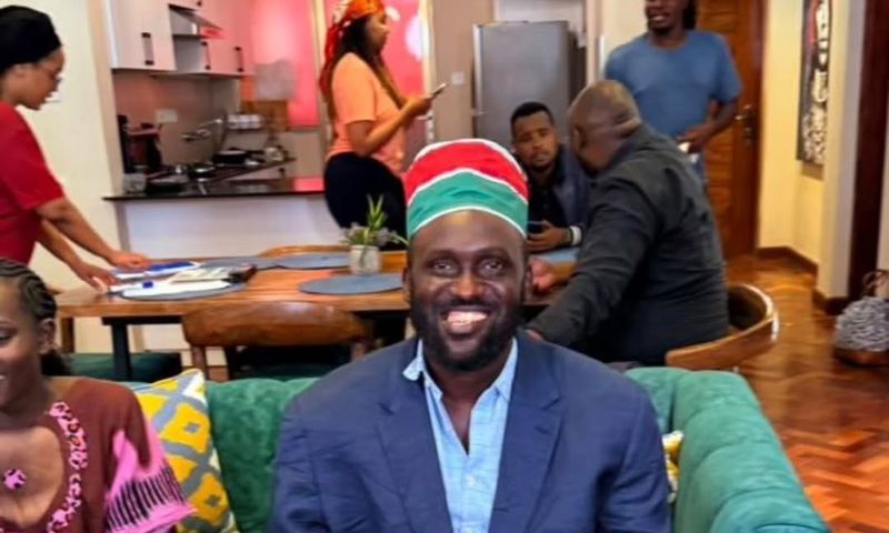 Kenyan comedian and actor Steven Oduor Dede aka DJ Shiti