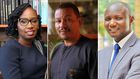 A collage photo of Faith Odhiambo, Irungu Houghton and John Olukuru (Dr.)
