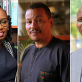 A collage photo of Faith Odhiambo, Irungu Houghton and John Olukuru (Dr.)