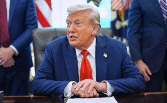 U.S. President Donald Trump at the White House on August 25, 2025