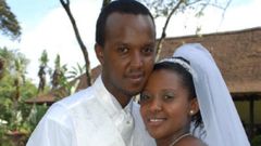 Wyre with his wife, Hanifa