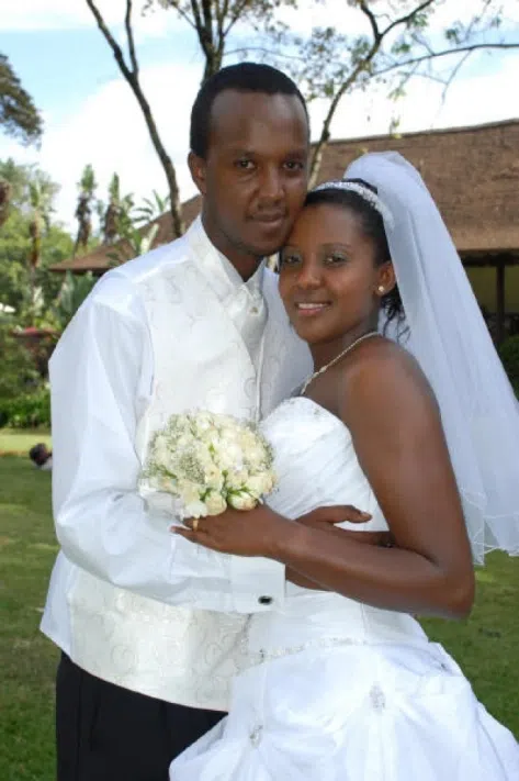 Wyre with his wife, Hanifa