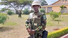 Police Constable Benedict Kabiru, who went missing in Haiti during a peacekeeping mission in March. 
