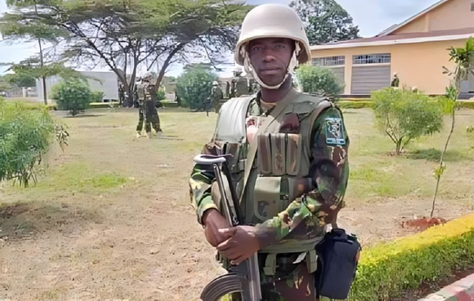 Police Constable Benedict Kabiru, who went missing in Haiti during a peacekeeping mission in March. 