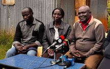 Police Constable Benedict Kabiru's family