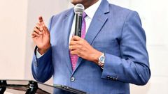 Treasury PS Chris Kiptoo speaking during the World Bank Quarterly Portfolio Review (QPR) on November 25, 2024