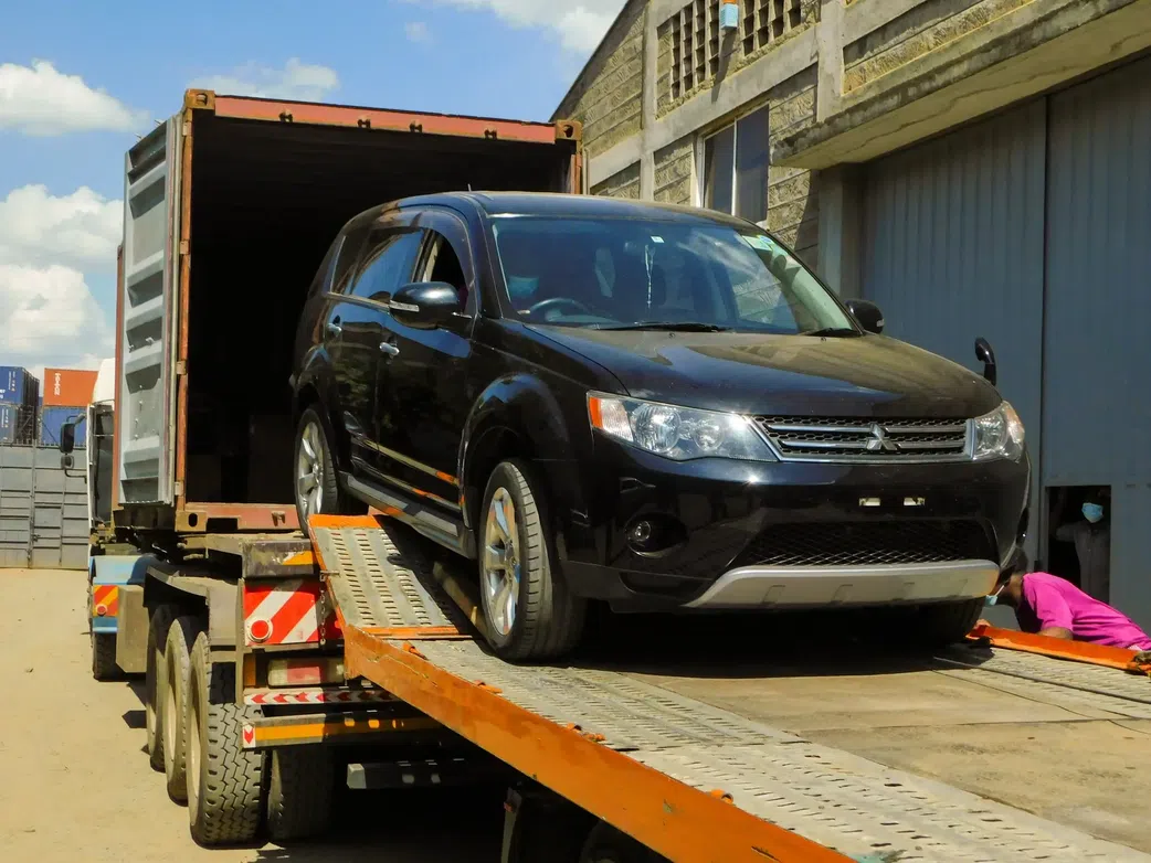 An imported car