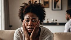 An AI-generated image of a woman crying (Source - Hotpot.ai)