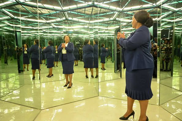 CS Rebecca Miano during the launch of the Museum of Illuisons Nairobi
