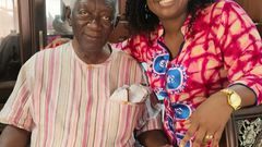 Nominated senator Gloria Orwoba and former Ghanaian President John Kufuor