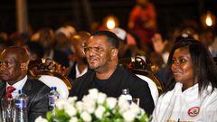 UDA party Secretary General Hassan Omar in the company of the party’s Chairperson and Embu Governor Cecily Mbarire at the annual 3K FC dinner