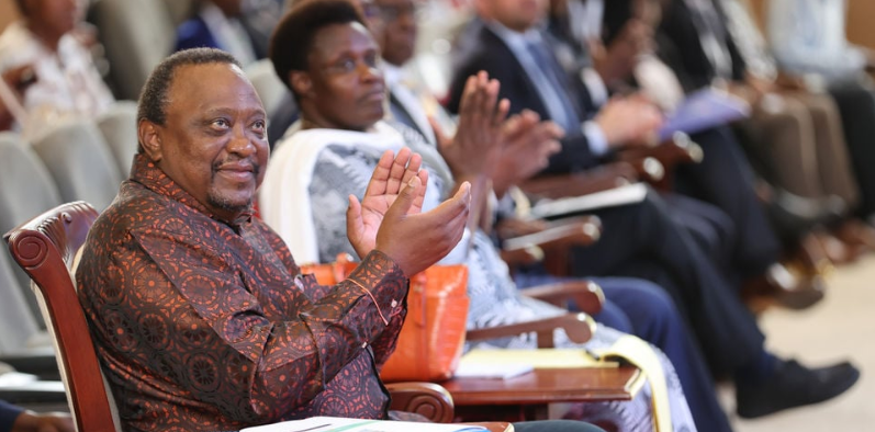 President Uhuru Kenyatta addressing the second annual Guild Leaders’ Summit 2025, held at Makerere University in Kampala, Uganda.