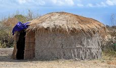 Maasai house to protect from Mosquitoes