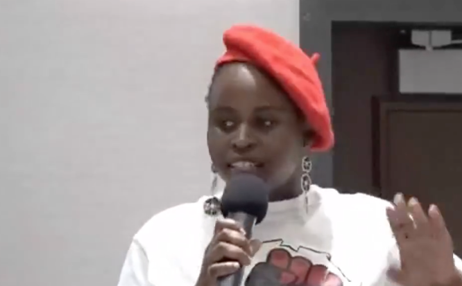 A screengrab image of Valentine Wanjiru Githae