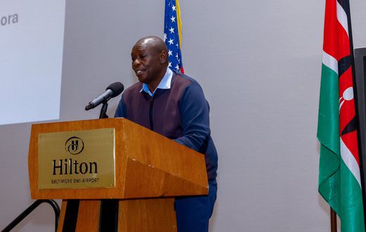Rigathi Gachagua addressing a Community Public Rally in Baltimore, Maryland