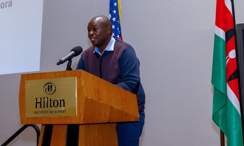 Rigathi Gachagua addressing a Community Public Rally in Baltimore, Maryland