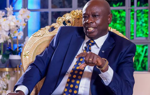 Former Deputy President Rigathi Gachagua during an interview with Yvonne Okwara