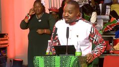 Boniface Mwangi launches presidential bid at Ufungamano House, Nairobi