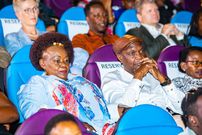 Hon. Millie Mabona, Member of Parliament Suba North and Hon. Jeremiah Kioni, Jubilee Party  Secretary General at the premier of Badili Africa’s documentary film, The King Makers: Unseen Faces, Unheard Voices