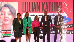 From Left to Right: Ms Mary Kerema (Secretary ICT, e-Government and Digital Economy, Ministry of Information, Communications and Digital Economy), Lillian Kariuki (newly appointed TikTok SSA Safety Advisory Council Member), Dudu Mkhize (Outreach Partne...