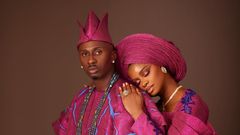 Tanzanian singer Juma Jux and his 23-year old fiancée Priscilla Ajoke Ojo.